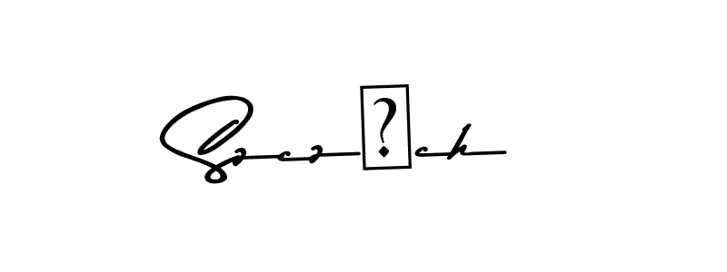 Use a signature maker to create a handwritten signature online. With this signature software, you can design (Asem Kandis PERSONAL USE) your own signature for name Szczęch. Szczęch signature style 9 images and pictures png