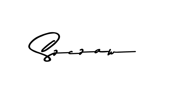 Szczaw stylish signature style. Best Handwritten Sign (Asem Kandis PERSONAL USE) for my name. Handwritten Signature Collection Ideas for my name Szczaw. Szczaw signature style 9 images and pictures png