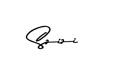 Design your own signature with our free online signature maker. With this signature software, you can create a handwritten (Asem Kandis PERSONAL USE) signature for name Szizi. Szizi signature style 9 images and pictures png