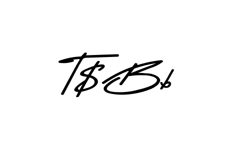 Also You can easily find your signature by using the search form. We will create T$ Bb name handwritten signature images for you free of cost using Asem Kandis PERSONAL USE sign style. T$ Bb signature style 9 images and pictures png