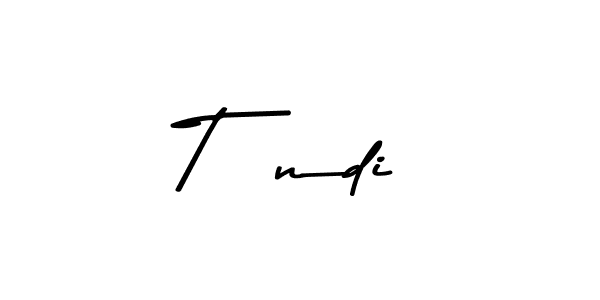 Use a signature maker to create a handwritten signature online. With this signature software, you can design (Asem Kandis PERSONAL USE) your own signature for name Tündi. Tündi signature style 9 images and pictures png