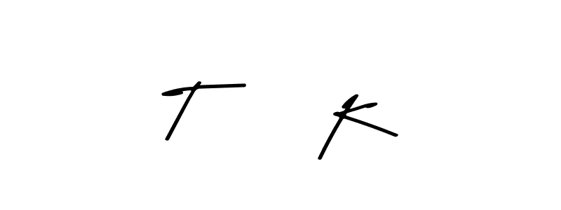Use a signature maker to create a handwritten signature online. With this signature software, you can design (Asem Kandis PERSONAL USE) your own signature for name T      K. T      K signature style 9 images and pictures png