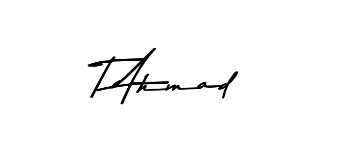 It looks lik you need a new signature style for name T Ahmad. Design unique handwritten (Asem Kandis PERSONAL USE) signature with our free signature maker in just a few clicks. T Ahmad signature style 9 images and pictures png