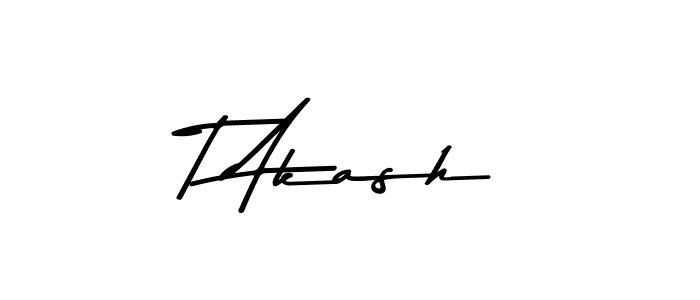 T Akash stylish signature style. Best Handwritten Sign (Asem Kandis PERSONAL USE) for my name. Handwritten Signature Collection Ideas for my name T Akash. T Akash signature style 9 images and pictures png