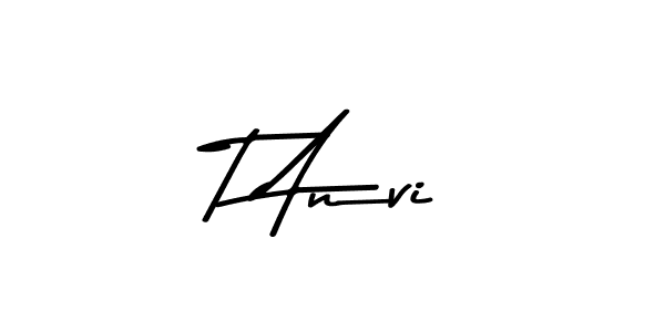 Make a beautiful signature design for name T Anvi. Use this online signature maker to create a handwritten signature for free. T Anvi signature style 9 images and pictures png