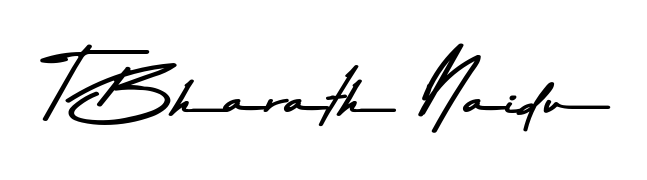 Check out images of Autograph of T Bharath Naidu name. Actor T Bharath Naidu Signature Style. Asem Kandis PERSONAL USE is a professional sign style online. T Bharath Naidu signature style 9 images and pictures png