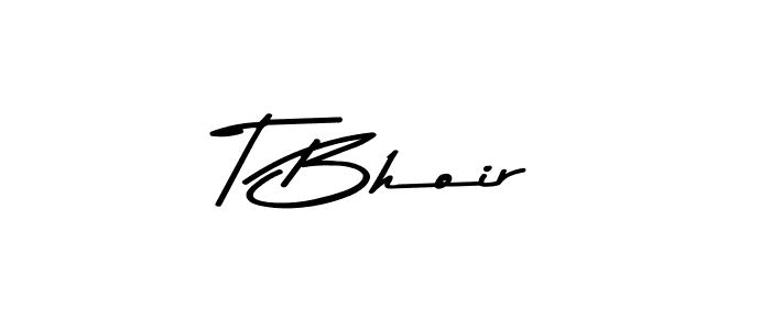Also You can easily find your signature by using the search form. We will create T Bhoir name handwritten signature images for you free of cost using Asem Kandis PERSONAL USE sign style. T Bhoir signature style 9 images and pictures png