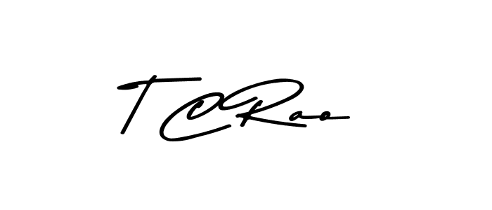 Also we have T C Rao name is the best signature style. Create professional handwritten signature collection using Asem Kandis PERSONAL USE autograph style. T C Rao signature style 9 images and pictures png