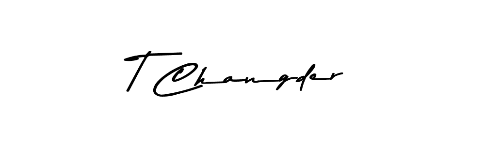 How to Draw T Changder signature style? Asem Kandis PERSONAL USE is a latest design signature styles for name T Changder. T Changder signature style 9 images and pictures png