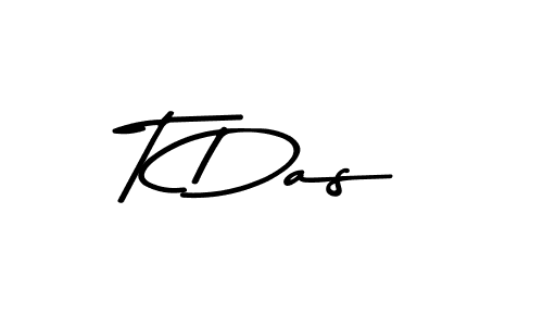Also You can easily find your signature by using the search form. We will create T Das name handwritten signature images for you free of cost using Asem Kandis PERSONAL USE sign style. T Das signature style 9 images and pictures png