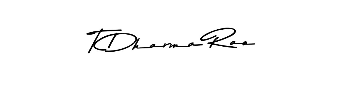 It looks lik you need a new signature style for name T Dharma Rao. Design unique handwritten (Asem Kandis PERSONAL USE) signature with our free signature maker in just a few clicks. T Dharma Rao signature style 9 images and pictures png
