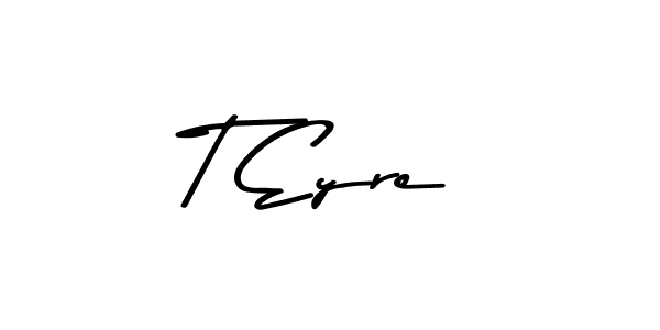 Also You can easily find your signature by using the search form. We will create T Eyre name handwritten signature images for you free of cost using Asem Kandis PERSONAL USE sign style. T Eyre signature style 9 images and pictures png