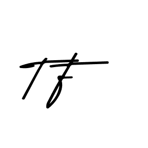 How to make T F signature? Asem Kandis PERSONAL USE is a professional autograph style. Create handwritten signature for T F name. T F signature style 9 images and pictures png