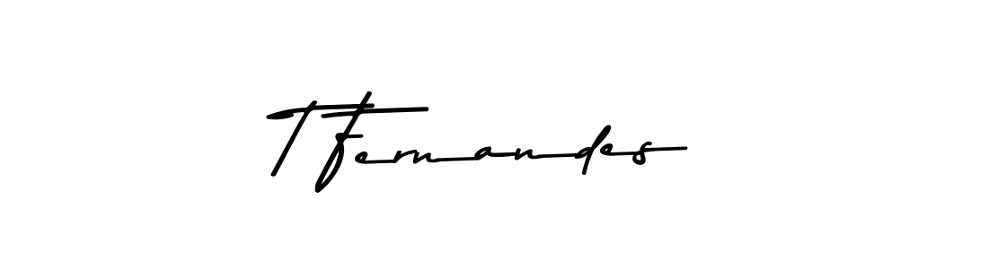 Also You can easily find your signature by using the search form. We will create T Fernandes name handwritten signature images for you free of cost using Asem Kandis PERSONAL USE sign style. T Fernandes signature style 9 images and pictures png