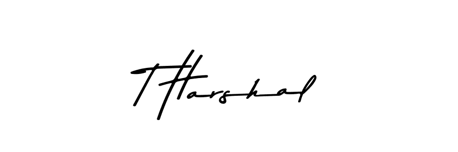 How to Draw T Harshal signature style? Asem Kandis PERSONAL USE is a latest design signature styles for name T Harshal. T Harshal signature style 9 images and pictures png