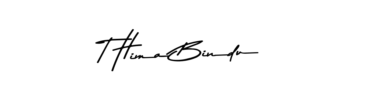 Use a signature maker to create a handwritten signature online. With this signature software, you can design (Asem Kandis PERSONAL USE) your own signature for name T Hima Bindu. T Hima Bindu signature style 9 images and pictures png