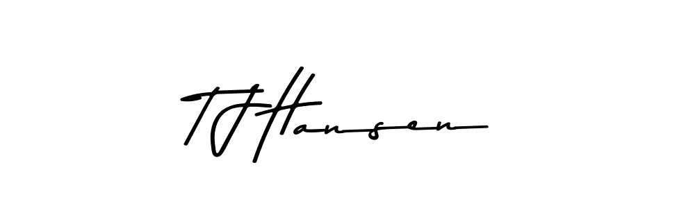 Also we have T J Hansen name is the best signature style. Create professional handwritten signature collection using Asem Kandis PERSONAL USE autograph style. T J Hansen signature style 9 images and pictures png