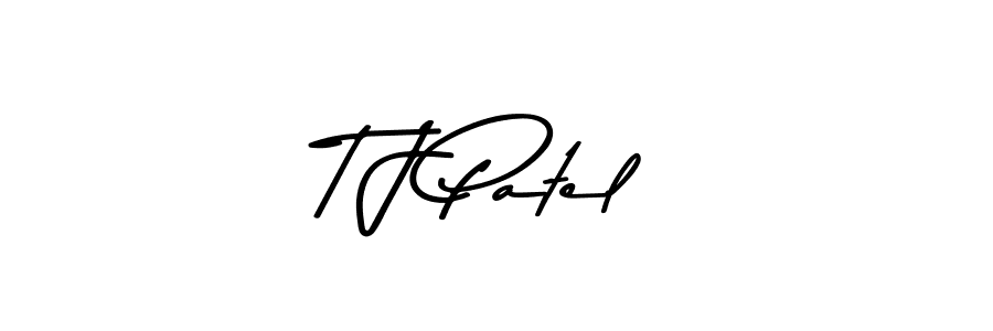 Asem Kandis PERSONAL USE is a professional signature style that is perfect for those who want to add a touch of class to their signature. It is also a great choice for those who want to make their signature more unique. Get T J Patel name to fancy signature for free. T J Patel signature style 9 images and pictures png