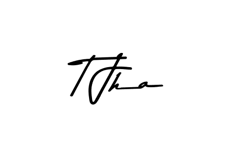 It looks lik you need a new signature style for name T Jha. Design unique handwritten (Asem Kandis PERSONAL USE) signature with our free signature maker in just a few clicks. T Jha signature style 9 images and pictures png