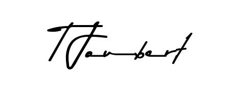 Similarly Asem Kandis PERSONAL USE is the best handwritten signature design. Signature creator online. You can use it as an online autograph creator for name T Joubert. T Joubert signature style 9 images and pictures png