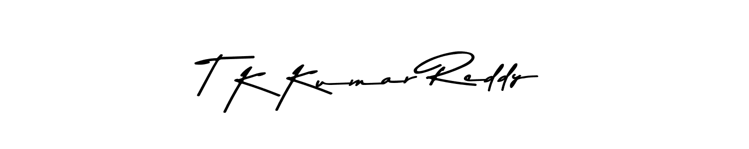 Use a signature maker to create a handwritten signature online. With this signature software, you can design (Asem Kandis PERSONAL USE) your own signature for name T K Kumar Reddy. T K Kumar Reddy signature style 9 images and pictures png