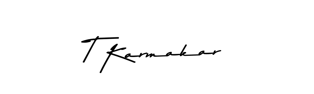 Similarly Asem Kandis PERSONAL USE is the best handwritten signature design. Signature creator online .You can use it as an online autograph creator for name T Karmakar. T Karmakar signature style 9 images and pictures png