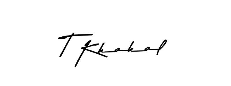 Also we have T Khakal name is the best signature style. Create professional handwritten signature collection using Asem Kandis PERSONAL USE autograph style. T Khakal signature style 9 images and pictures png