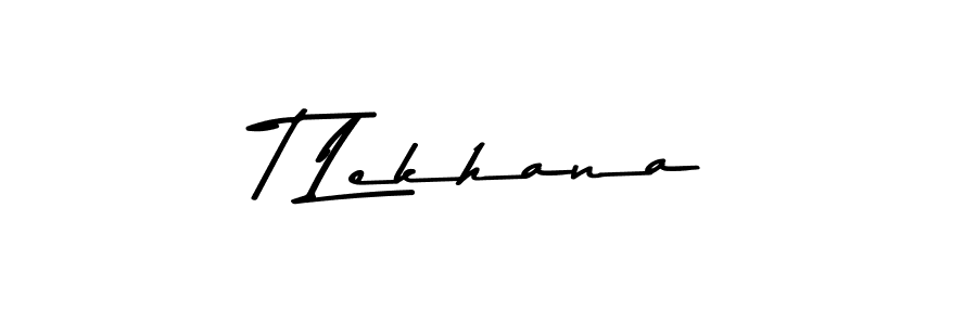 Make a beautiful signature design for name T Lekhana. Use this online signature maker to create a handwritten signature for free. T Lekhana signature style 9 images and pictures png