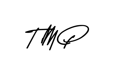 Create a beautiful signature design for name T M P. With this signature (Asem Kandis PERSONAL USE) fonts, you can make a handwritten signature for free. T M P signature style 9 images and pictures png