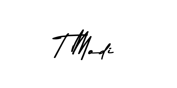 Also we have T Modi name is the best signature style. Create professional handwritten signature collection using Asem Kandis PERSONAL USE autograph style. T Modi signature style 9 images and pictures png