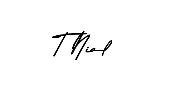 Best and Professional Signature Style for T Nial. Asem Kandis PERSONAL USE Best Signature Style Collection. T Nial signature style 9 images and pictures png