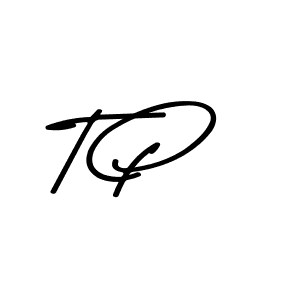 T P stylish signature style. Best Handwritten Sign (Asem Kandis PERSONAL USE) for my name. Handwritten Signature Collection Ideas for my name T P. T P signature style 9 images and pictures png