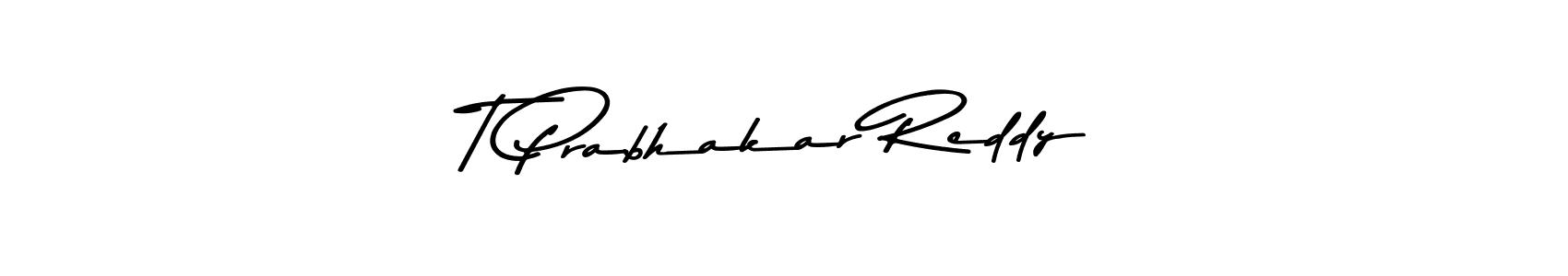 T Prabhakar Reddy stylish signature style. Best Handwritten Sign (Asem Kandis PERSONAL USE) for my name. Handwritten Signature Collection Ideas for my name T Prabhakar Reddy. T Prabhakar Reddy signature style 9 images and pictures png