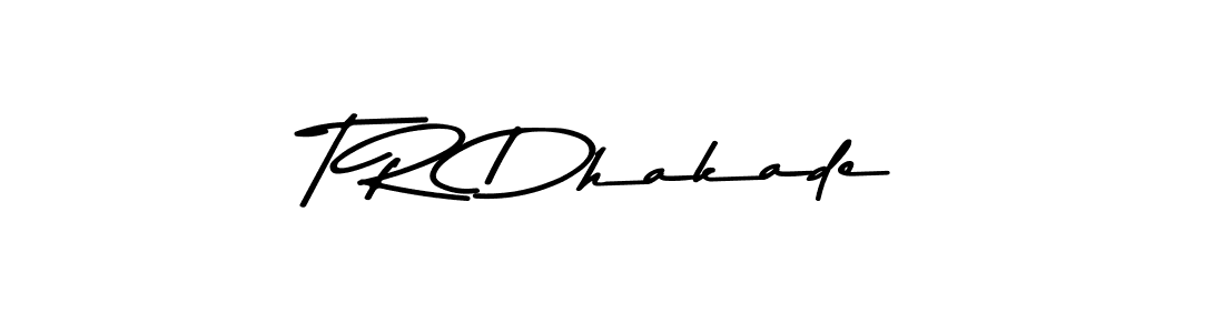 How to Draw T R Dhakade signature style? Asem Kandis PERSONAL USE is a latest design signature styles for name T R Dhakade. T R Dhakade signature style 9 images and pictures png