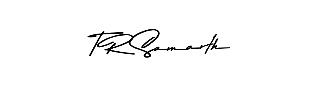 How to make T R Samarth signature? Asem Kandis PERSONAL USE is a professional autograph style. Create handwritten signature for T R Samarth name. T R Samarth signature style 9 images and pictures png