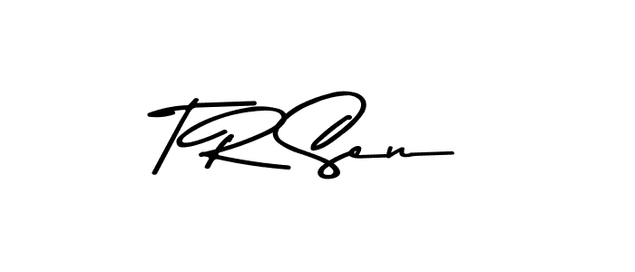 Also You can easily find your signature by using the search form. We will create T R Sen name handwritten signature images for you free of cost using Asem Kandis PERSONAL USE sign style. T R Sen signature style 9 images and pictures png