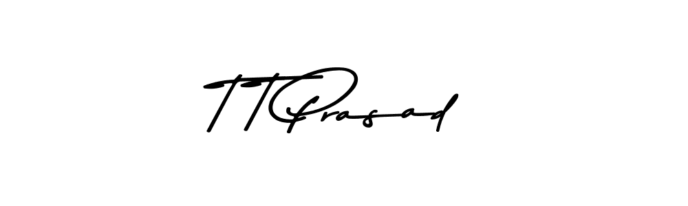 Design your own signature with our free online signature maker. With this signature software, you can create a handwritten (Asem Kandis PERSONAL USE) signature for name T T Prasad. T T Prasad signature style 9 images and pictures png
