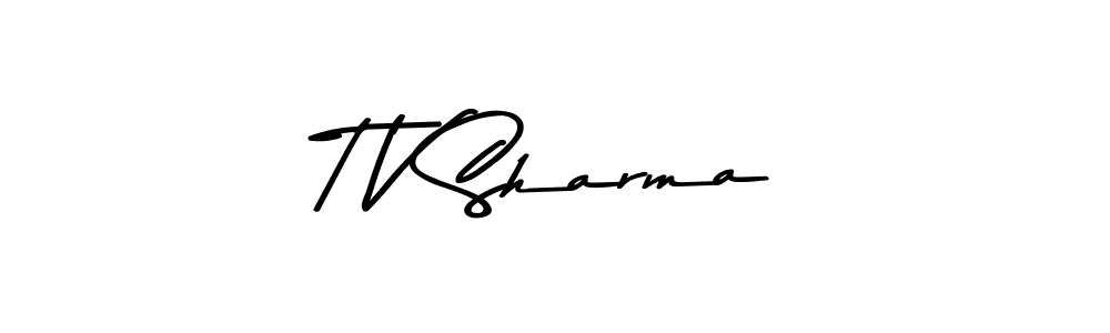 Also we have T V Sharma name is the best signature style. Create professional handwritten signature collection using Asem Kandis PERSONAL USE autograph style. T V Sharma signature style 9 images and pictures png
