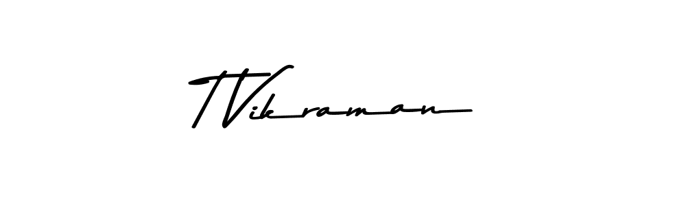 if you are searching for the best signature style for your name T Vikraman. so please give up your signature search. here we have designed multiple signature styles  using Asem Kandis PERSONAL USE. T Vikraman signature style 9 images and pictures png