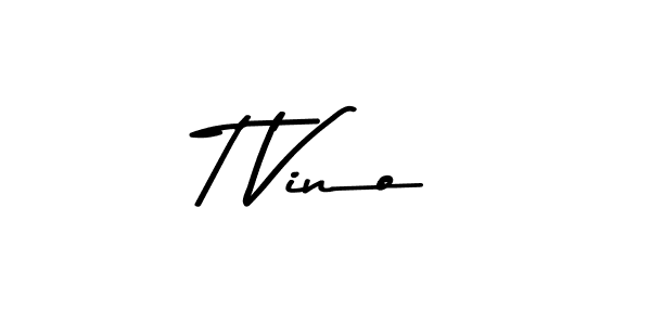 Also we have T Vino name is the best signature style. Create professional handwritten signature collection using Asem Kandis PERSONAL USE autograph style. T Vino signature style 9 images and pictures png