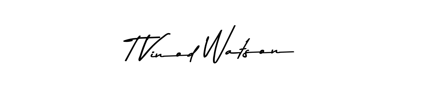 Here are the top 10 professional signature styles for the name T Vinod Watson. These are the best autograph styles you can use for your name. T Vinod Watson signature style 9 images and pictures png