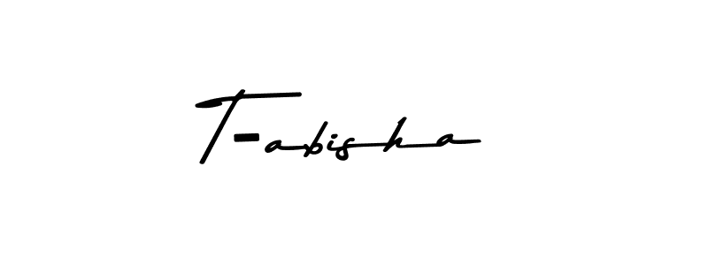 You should practise on your own different ways (Asem Kandis PERSONAL USE) to write your name (T-abisha) in signature. don't let someone else do it for you. T-abisha signature style 9 images and pictures png