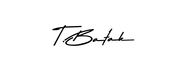 Check out images of Autograph of T. Batak name. Actor T. Batak Signature Style. Asem Kandis PERSONAL USE is a professional sign style online. T. Batak signature style 9 images and pictures png
