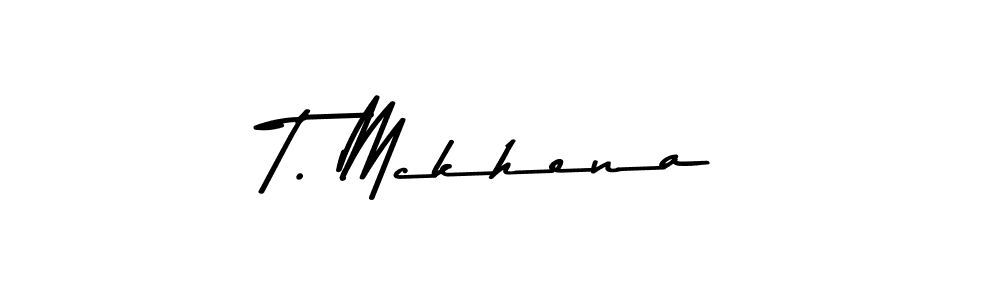 Use a signature maker to create a handwritten signature online. With this signature software, you can design (Asem Kandis PERSONAL USE) your own signature for name T. Mckhena. T. Mckhena signature style 9 images and pictures png