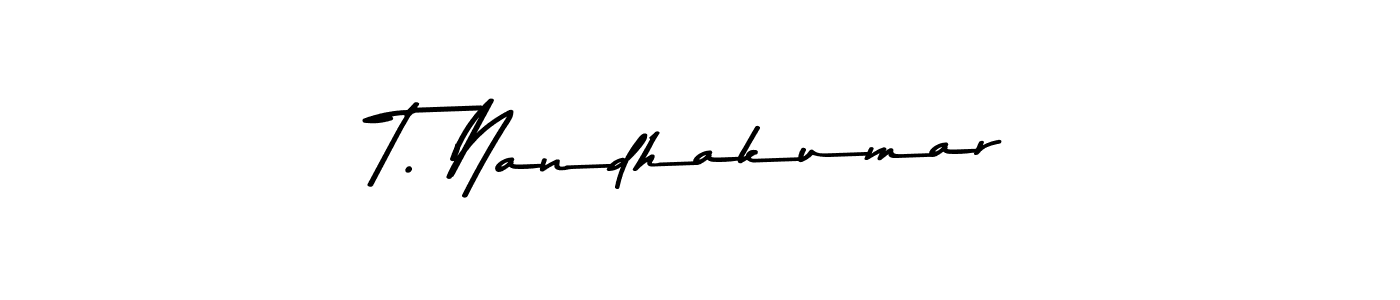 Make a beautiful signature design for name T. Nandhakumar. Use this online signature maker to create a handwritten signature for free. T. Nandhakumar signature style 9 images and pictures png