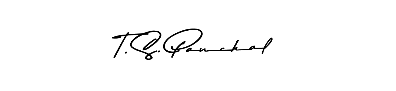 How to make T. S. Panchal signature? Asem Kandis PERSONAL USE is a professional autograph style. Create handwritten signature for T. S. Panchal name. T. S. Panchal signature style 9 images and pictures png