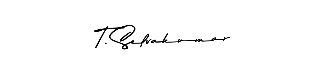 Use a signature maker to create a handwritten signature online. With this signature software, you can design (Asem Kandis PERSONAL USE) your own signature for name T. Selvakumar. T. Selvakumar signature style 9 images and pictures png