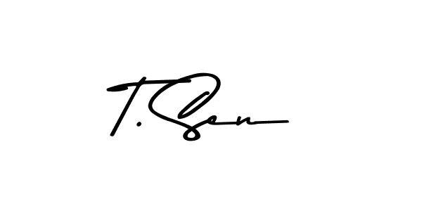 Similarly Asem Kandis PERSONAL USE is the best handwritten signature design. Signature creator online .You can use it as an online autograph creator for name T. Sen. T. Sen signature style 9 images and pictures png