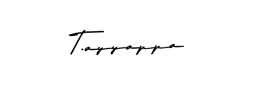This is the best signature style for the T.ayyappa name. Also you like these signature font (Asem Kandis PERSONAL USE). Mix name signature. T.ayyappa signature style 9 images and pictures png