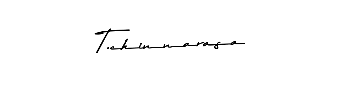 Also You can easily find your signature by using the search form. We will create T.chinnarasa name handwritten signature images for you free of cost using Asem Kandis PERSONAL USE sign style. T.chinnarasa signature style 9 images and pictures png